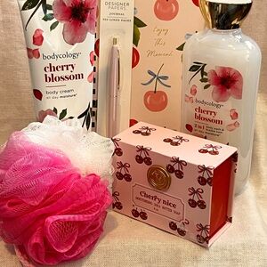 Bodycology Cherry Blossom Body Cream and Shower Gel Bundle